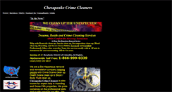 Desktop Screenshot of chesapeakecrimecleaners.com